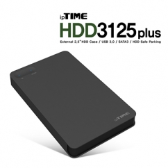 ipTIME(아이피타임) HDD3125 plus Black 외장 하드케이스 (HDD미포함)