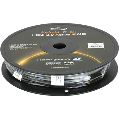 강원전자 넷메이트 Hybrid 광 HDMI 2.0 Active 케이블(무전원) 100m