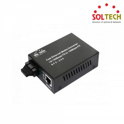 SOLTECH SFC200-SCSW/B WDM 광컨버터 (100Mbps/SC/싱글/B타입)