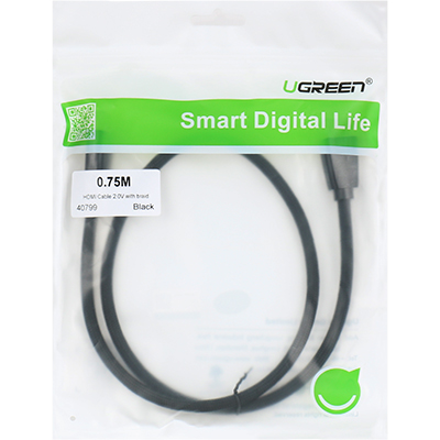 유그린 U-40799 HDMI 2.0 패브릭 케이블 0.75m
