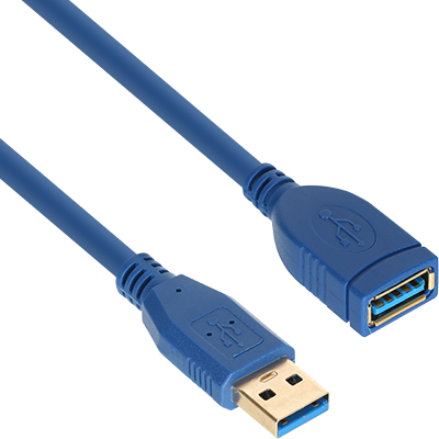 강원전자 넷메이트 NM-UF350BLZ USB3.0 연장 AM-AF 케이블 5m (블루)