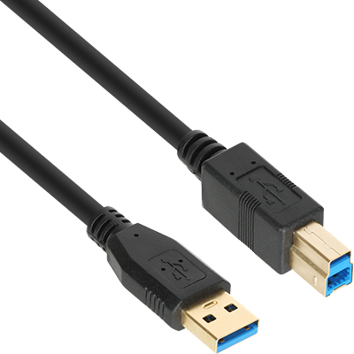 강원전자 넷메이트 USB3.0 AM-BM 케이블 1m (블랙)