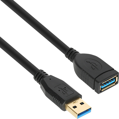 강원전자 넷메이트 USB3.0 연장 AM-AF 케이블 0.3m (블랙)