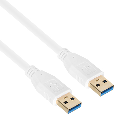 강원전자 넷메이트 NM-UA310Z USB3.0 AM-AM 케이블 1m (화이트)