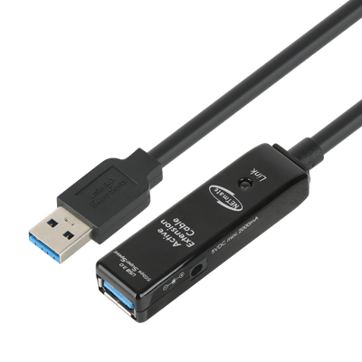 강원전자 넷메이트 CBL-302-2M USB3.1 리피터 2m (전원 아답터 포함)