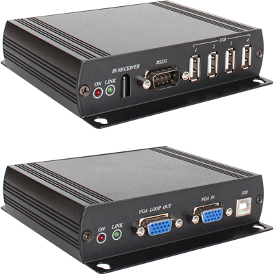 강원전자 넷메이트 NM-VKM03 VGA + USB + Audio + RS232 + iR 멀티포맷 리피터(140m/180m) (2/2)