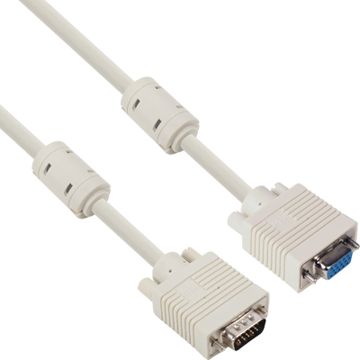 강원전자 넷메이트 NMC-R30F RGB 모니터 연장 케이블 3m (베이지) (2/2)