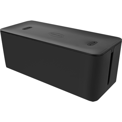 강원전자 넷메이트 NMA-WB120B 케이블 정리함(블랙/대/425x179x155mm)