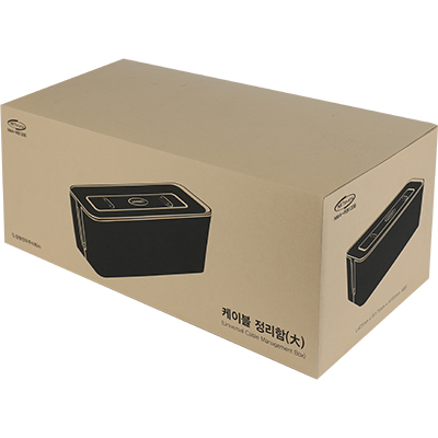 강원전자 넷메이트 NMA-WB120B 케이블 정리함(블랙/대/425x179x155mm)