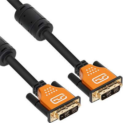 강원전자 넷메이트 NMC-DS100GZ DVI-D 싱글 Gold Metal 케이블 10m