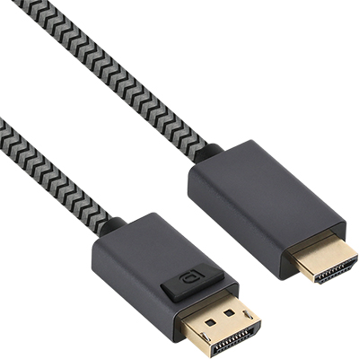 강원전자 넷메이트 NMC-DH02A DisplayPort 1.2 to HDMI 2.0 케이블 2m