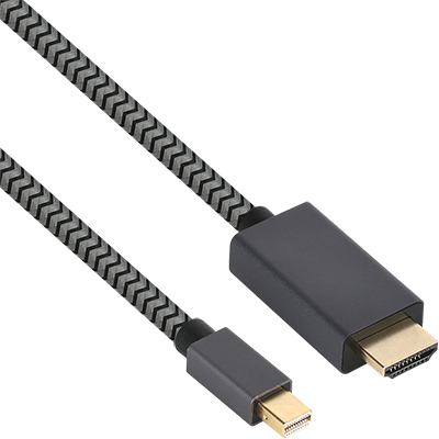 강원전자 넷메이트 NMC-MH02A Mini DisplayPort 1.2 to HDMI 2.0 케이블 2m