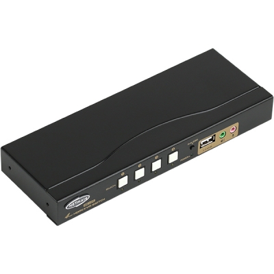 강원전자 넷메이트 NM-HKD04C 4K 지원 HDMI KVM 4:1 스위치(USB/케이블 포함)