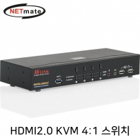 강원전자 넷메이트 IC-714AUHR 4K 60Hz HDMI 2.0 KVM 4:1 스위치(USB)