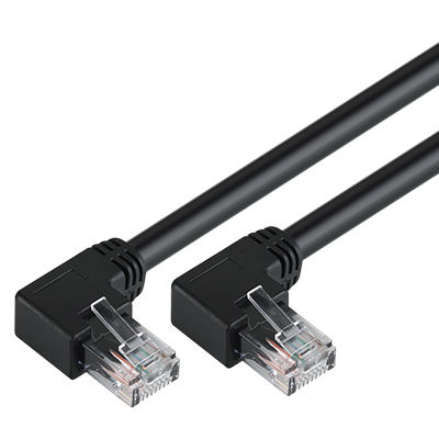 강원전자 KW KW603L CAT.6 UTP 랜 케이블 3m (왼쪽 꺾임)