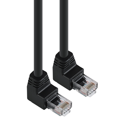 강원전자 KW KW601U CAT.6 UTP 랜 케이블 1m (위쪽 꺾임)