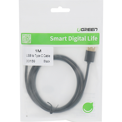 유그린 U-30159 USB 2.0 AM-CM 케이블 1m(블랙)