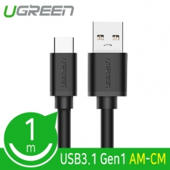 유그린 U-20882 USB 3.1 Gen1(3.0) AM-CM 케이블 1m(블랙)