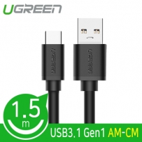 유그린 U-20883 USB 3.1 Gen1(3.0) AM-CM 케이블 1.5m(블랙)