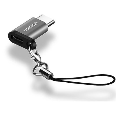 유그린 U-40945 USB2.0 Micro 5핀(F)-CM 젠더 (다크 그레이)