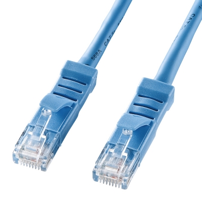 강원전자 산와서플라이 KB-T5YL-02LB CAT.5E UTP 다이렉트 케이블 2m(플렉시블 커넥터)