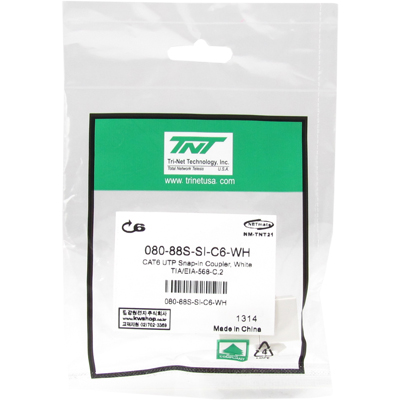 TNT NM-TNT21 CAT.6 UTP 스냅인 네트워크 모듈(커플러)(2/2)