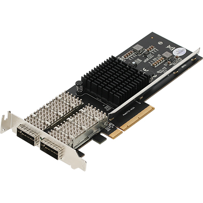 강원전자 넷메이트 N-570 PCI Express 듀얼 40GbE QSFP+ 랜카드(Intel XL710 칩셋)(모듈 미포함)
