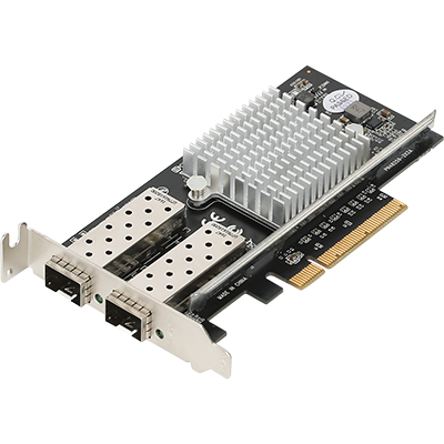 강원전자 넷메이트 N-520 PCI Express 듀얼 10GbE SFP+ 랜카드(Intel 82599 칩셋)(모듈 미포함)