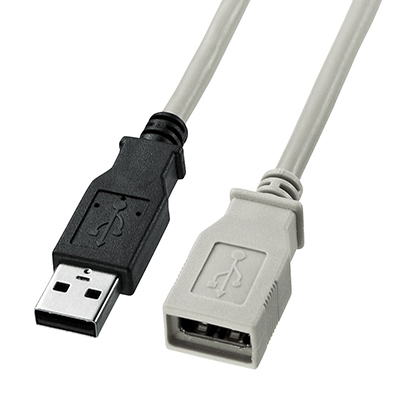 강원전자 산와서플라이 USB2.0 연장 AM-AF 케이블 0.3m