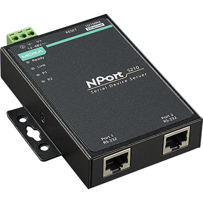 MOXA NPort 5210KR 2포트 RS232 디바이스 서버 (아답터 포함)