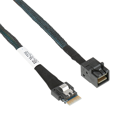 강원전자 넷메이트 내장형 Mini SAS HD(SFF-8643)/Slimline SAS(SFF-8654) 케이블 0.5m