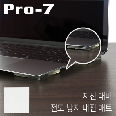 강원전자 프로세븐 지진 대비 전도 방지 내진 매트(100x100x5mm/100kg/클리어)