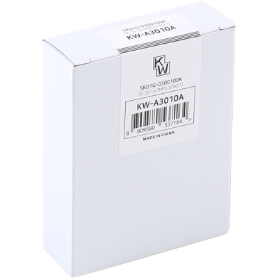 강원전자 KW 3V 1A SMPS 아답터(5.5x2.1mm/C:+)