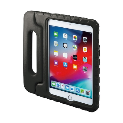 강원전자 산와서플라이 iPad mini 어린이·유아용 에바폼 케이스(블랙)