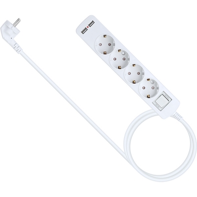 SAFE 멀티탭 NM-WB430 USB 2포트 4구 접지 3m
