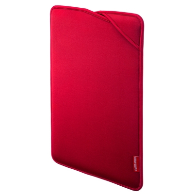 강원전자 산와서플라이 IN-WETSL15R 노트북 슬립 인 파우치(15.6" 와이드/레드)