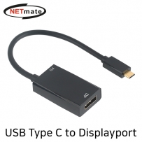 강원전자 넷메이트 NM-CD02P USB3.1 Type C to DisplayPort + PD 컨버터