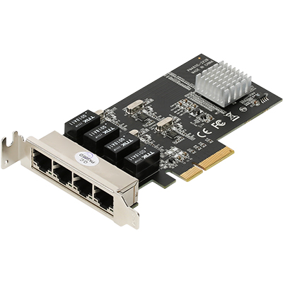 강원전자 넷메이트 N-450 PCI Express 쿼드 기가비트 랜카드(Realtek)(슬림PC겸용) (2/2)