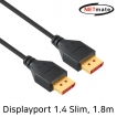 강원전자 넷메이트 8K 60Hz DisplayPort 1.4 Ultra Slim 케이블 1.8m NM-DS18