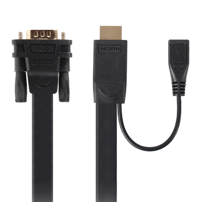 강원전자 넷메이트 NMC-HV03P HDMI to VGA(RGB) 컨버터 케이블 3m(2/2)