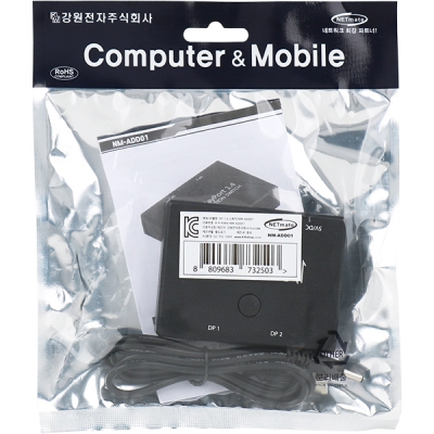 강원전자 넷메이트 DisplayPort 1.4 수동 선택기