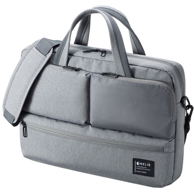 강원전자 산와서플라이 BAG-CA10GY 3포켓 노트북 가방(15.6"/그레이)
