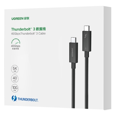 유그린 U-80324 40G 썬더볼트3(USB‑C) Active 케이블 0.5m