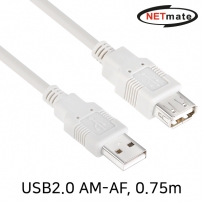 강원전자 넷메이트 USB2.0 연장 AM-AF 케이블 0.75m