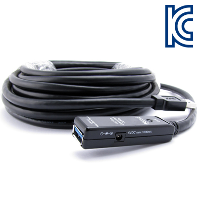 강원전자 넷메이트 CBL-302-20M USB3.0 리피터 20m (전원 아답터 포함) (2/3)