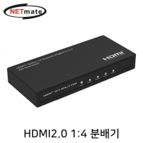 강원전자 넷메이트 NM-PTP14 4K 60Hz HDMI 2.0 1:4 분배기