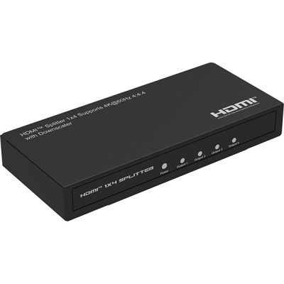 강원전자 넷메이트 4K 60Hz HDMI 2.0 1:4 분배기 NM-PTP14