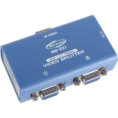 강원전자 넷메이트 NM-R21 VGA(RGB) 1:2 모니터 분배기(250MHz)(2/2)