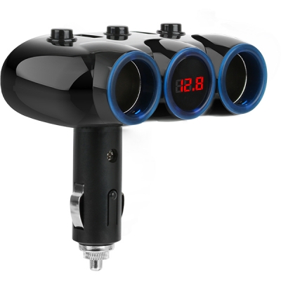 강원전자 넷메이트 차량용 USB 충전 시거잭(USBx2, 시거 소켓x2)