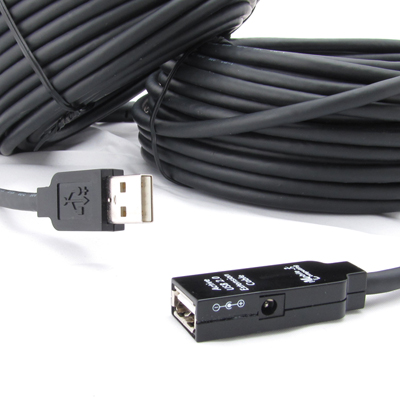강원전자 넷메이트 CBL-203D-40M USB2.0 리피터 40m (전원 아답터 포함)(2/2)